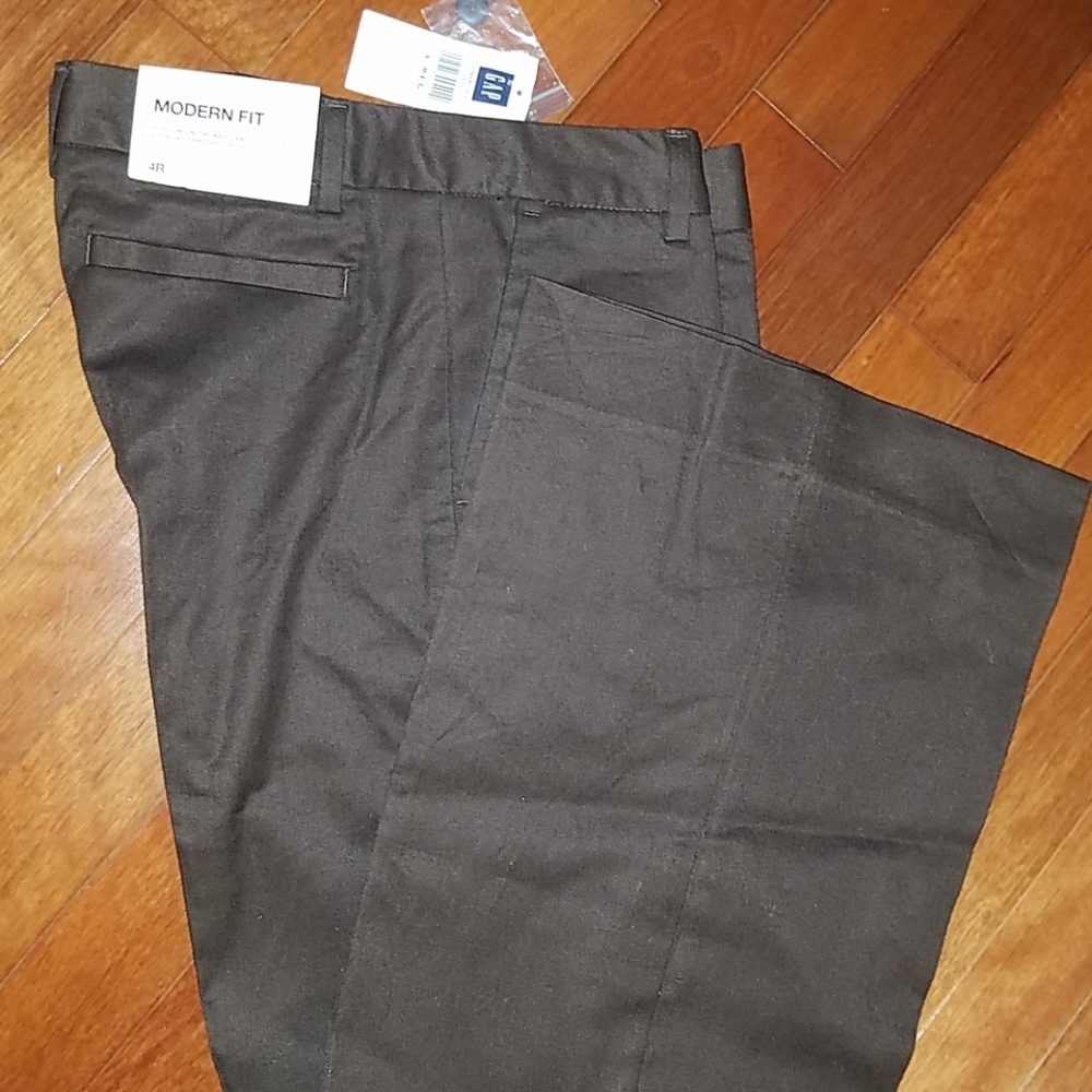 Gap Modern Fit Flare Trousers Brown Sz 4R